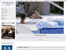 Tablet Screenshot of parkhotelimperial.it